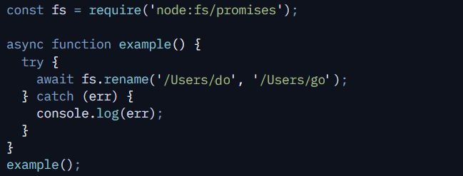 Node.js Promise