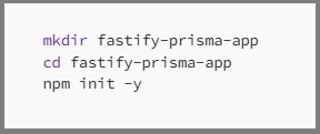 Fastify Project